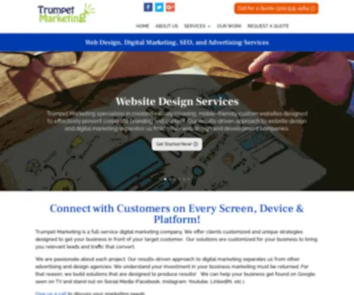 Trumpet.marketing(Trumpet marketing) Screenshot