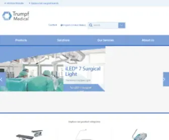 Trumpfmedical.com(Advancing Connected Care) Screenshot