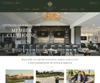 Trumpgolfdoral.com(Trump National Doral Club) Screenshot