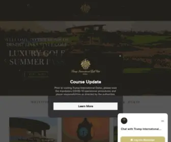 Trumpgolfdubai.com(Luxury Golf in Dubai) Screenshot
