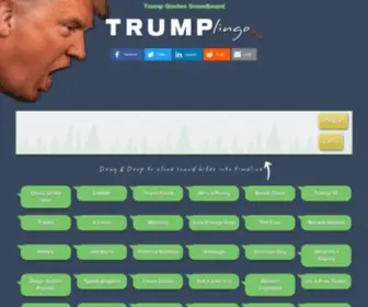 Trumplingo.com(Donald Trump Quotes) Screenshot