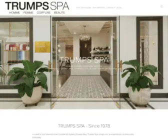 Trumpsspa.com.au(TRUMPS SPA) Screenshot