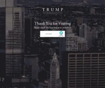Trumpstore.com(The Official Retail Website of The Trump Organization) Screenshot