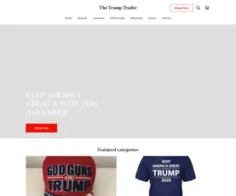 Trumptraileronline.com(The Trump Trailer) Screenshot