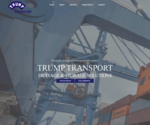 Trumptransport.com(Toronto Drayage Company) Screenshot