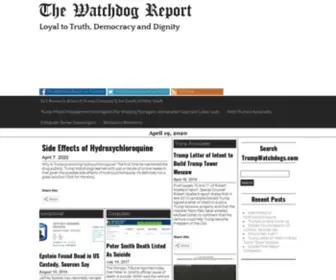 Trumpwatchdogs.com(Loyal to Truth) Screenshot