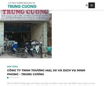 Trungcuong.com(Máy công cụ) Screenshot