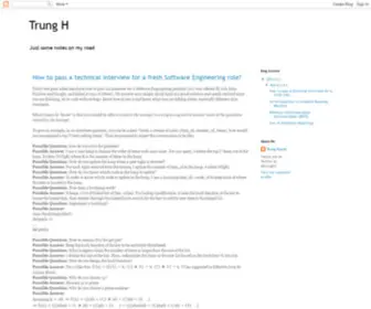 Trungh.com(Trung H) Screenshot