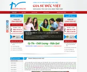 TrungtamGiasuhcm.vn(Trung Tâm Gia Sư Đức Việt) Screenshot