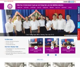 Trungtamhongbang.com.vn(Lái xe Hồng Bàng) Screenshot