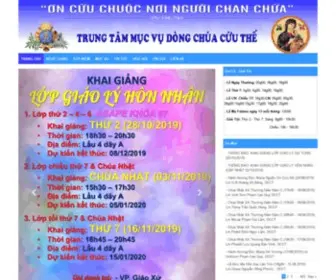 TrungtammucVudcct.com(Trung Tâm Mục Vụ Dòng Chúa Cứu Thế) Screenshot