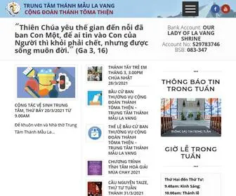 Trungtamthanhmaulavang.org.au(Trung tâm Thánh Mẫu La Vang) Screenshot