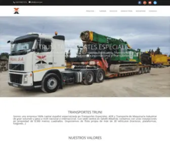 Truni.com(TRANSPORTES TRUNI) Screenshot