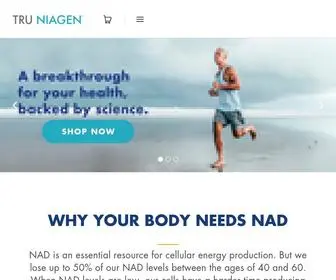 Truniagen.com.au(Tru Niagen©) Screenshot