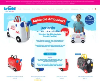 Trunki-Kinderkoffer.de(German Trunki Site) Screenshot