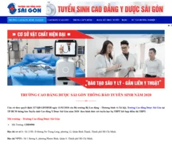 Truongcaodangduocsaigon.net(Cao đẳng Dược Sài Gòn) Screenshot
