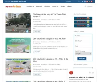 Truongdaylaixeoto.net(Thi Bằng Lái A1) Screenshot