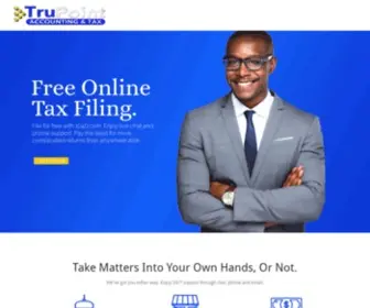 Trupointaccountingandtax.com(For Ever Step of the Way) Screenshot