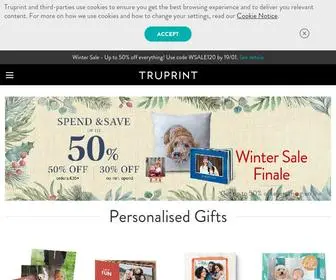Truprint.co.uk(Online Photo Prints & Personalised Gifts) Screenshot