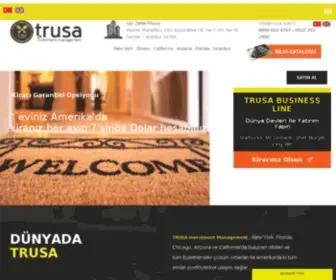 Trusa.com.tr(TRUSA Investment) Screenshot