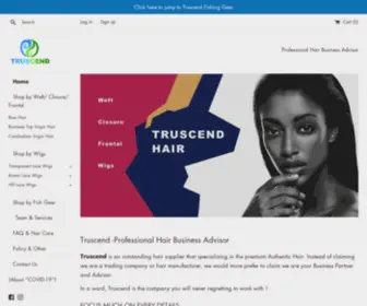 Truscend.com(Professional Hair Business Advisor) Screenshot