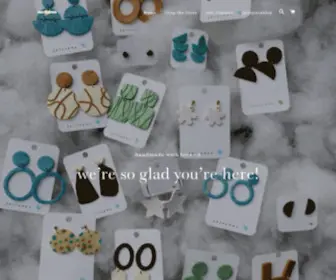 Truskinhealth.com(Handmade Clay Earrings) Screenshot