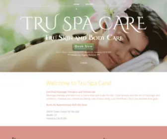 Truspacare.com(Massage) Screenshot