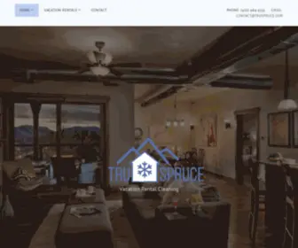 Truspruce.com(Vacation Rental Cleaning) Screenshot