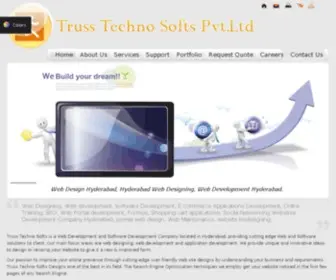 Trusstechnosofts.com(Web designing & Development) Screenshot