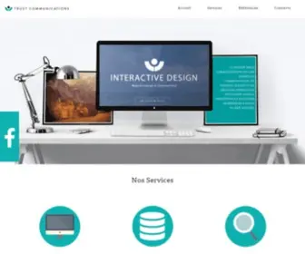 Trust-Communications.net(Création) Screenshot