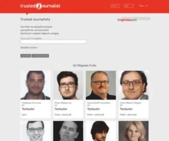 Trust-J.org(Trusted journalist) Screenshot