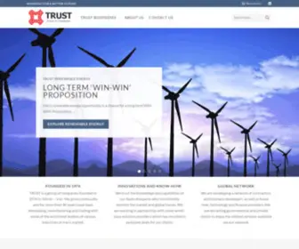 Trust.ir(TRUST Group of companies website) Screenshot