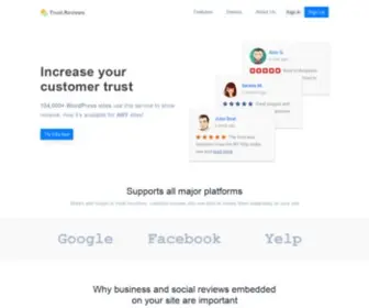 Trust.reviews(Review management platform) Screenshot