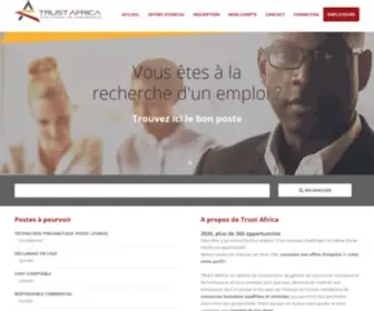 Trustafrica-Emploi.com(A propos de Trust Africa) Screenshot