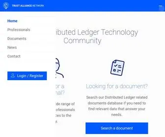 Trustalliance.network(The Distributed Ledger Technology Community) Screenshot