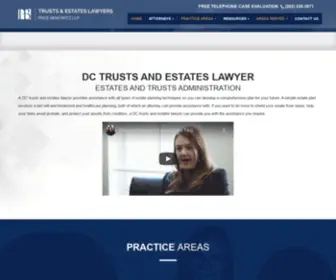 Trustandestateslawyers.com(DC Trusts & Estates Lawyer) Screenshot