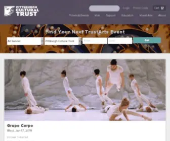 Trustarts.org(The Pittsburgh Cultural Trust) Screenshot