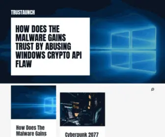 Trustaunch.com(Just another WordPress site) Screenshot