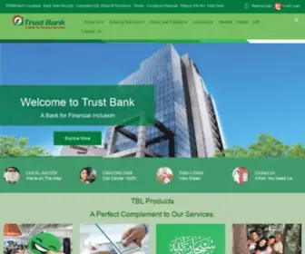 Trustbank.com.bd(Trust Bank Ltd) Screenshot