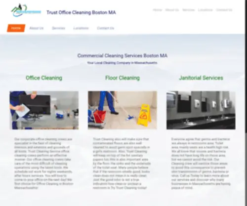 Trustcleaning.com(Trust Cleaning Services) Screenshot