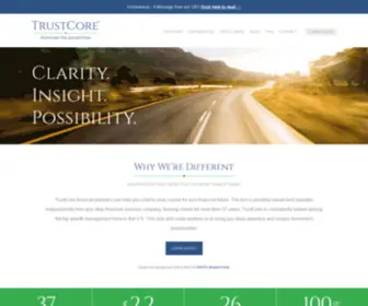 Trustcore.com(Illuminate the Possibilities) Screenshot