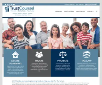 Trustcounselpa.com(TrustCounsel) Screenshot