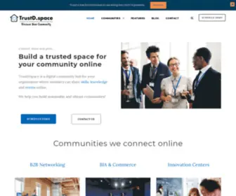 Trustd.space(Online Community for Organizations and Groups) Screenshot