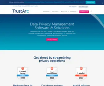 Truste.com(Data Privacy Management Software & Solutions) Screenshot
