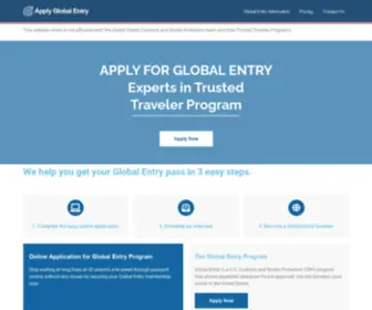 Trusted-Traveler-Entry.com(Trusted Traveler Entry) Screenshot