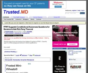 Trusted.md(Medical blog) Screenshot