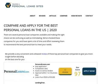 Trusted5Personalloans.com(Compare and Apply for the Best Personal Loans in the US) Screenshot