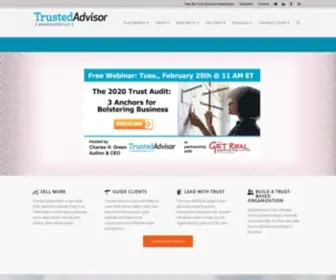 Trustedadvisor.com(We help some of the world's largest (and smartest)) Screenshot