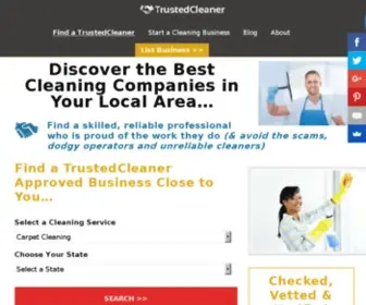 Trustedcleaner.com.au(Find Trusted And professional Cleaning Companies) Screenshot