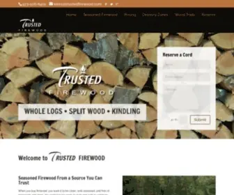 Trustedfirewood.com(Firewood NJ) Screenshot